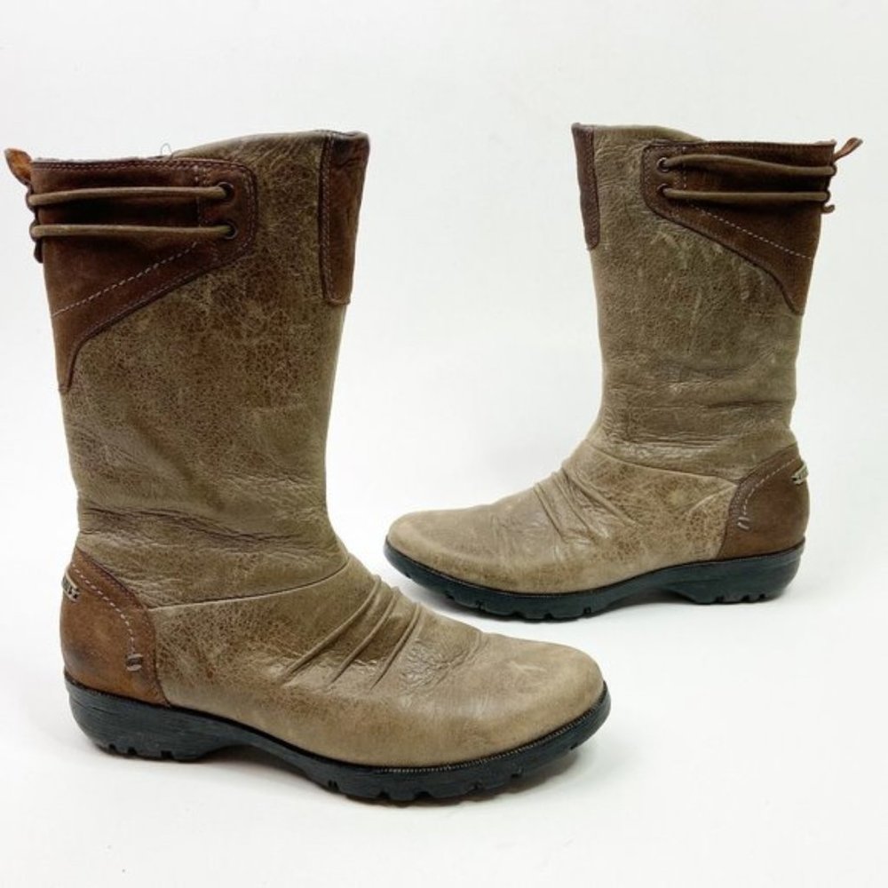 Merrel Vera Mid Barnwood Boot Brown Leather